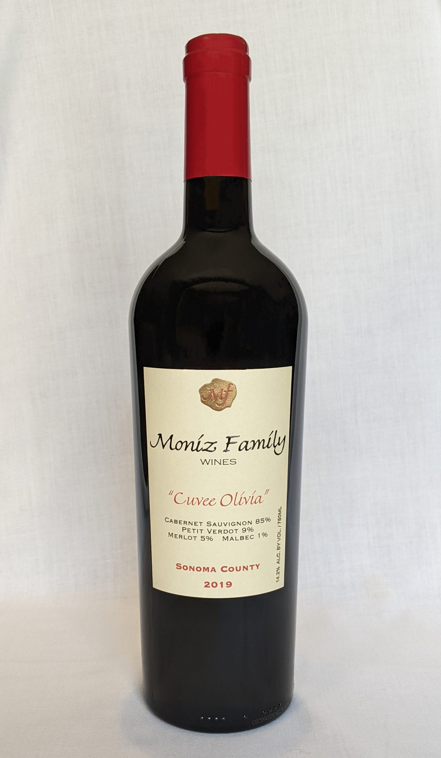 Moniz Family, Cuvee Olivia, Sonoma 2019